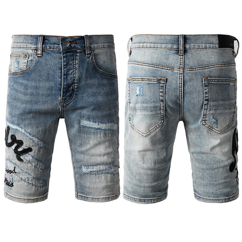 SALL AMIRI Fashion Denim shorts 6011