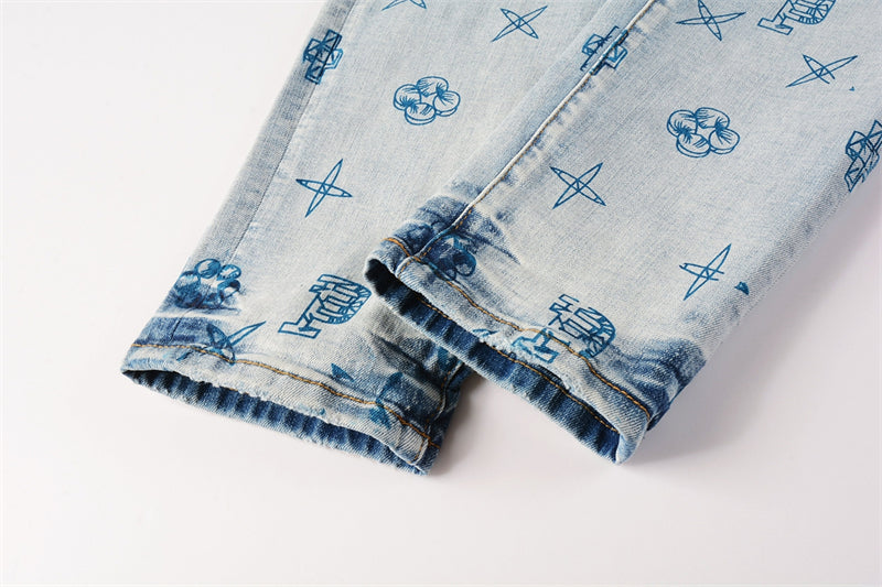 SALL Purple Fashion jeans 9063