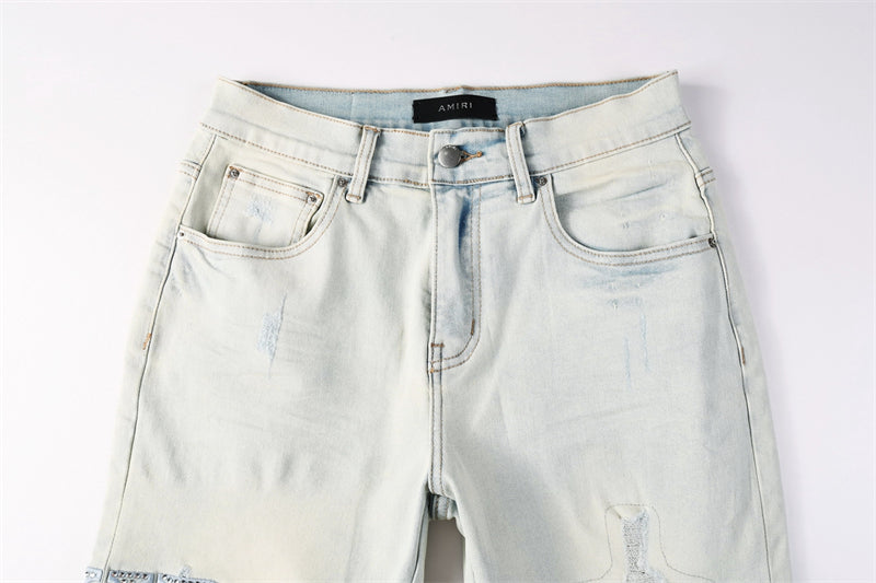 SALL AMIRI Fashion Denim shorts 6002