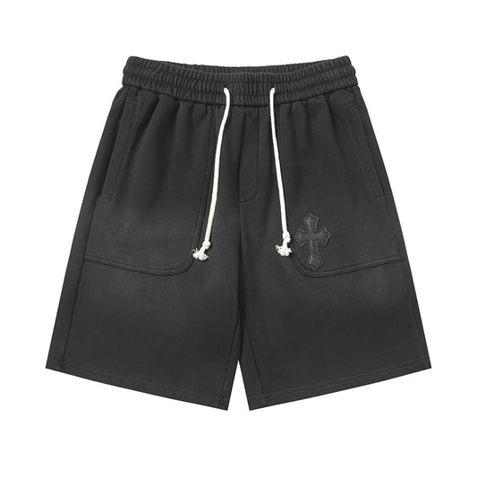 Chrome Hearts Distressed Cotton Shorts | Luxury Streetwear