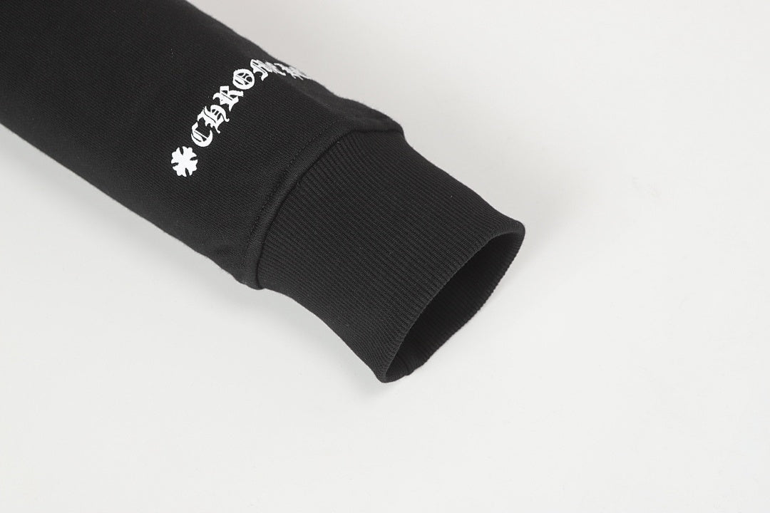Chrome Hearts Graphic Zip-Up Hoodie