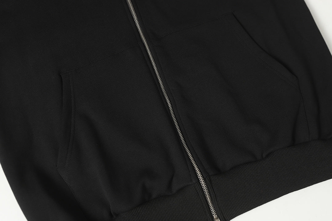 Chrome Hearts Graphic Zip-Up Hoodie
