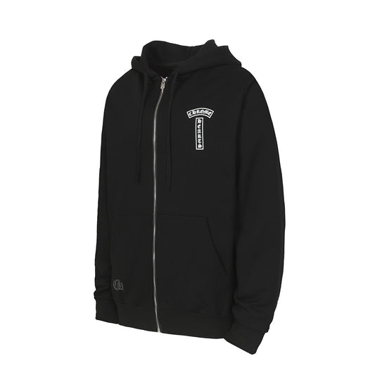 Chrome Hearts Graphic Zip-Up Hoodie