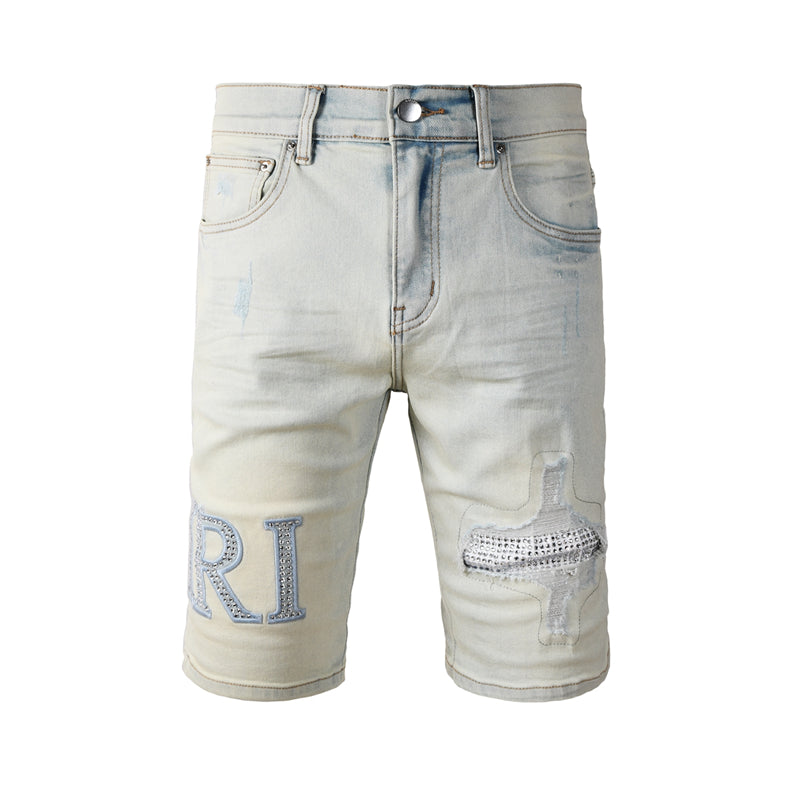 SALL AMIRI Fashion Denim shorts 6002