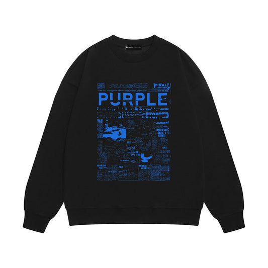SALL Purple Fashion sweatshirts