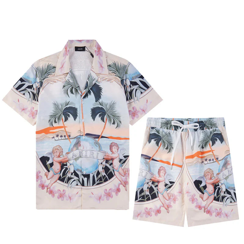 SALL AMIRI silk shirt