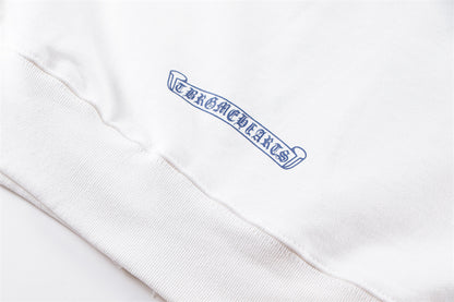 Chrome Hearts Graphic Zip-Up Hoodie