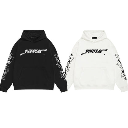 SALL Purple Fashion sweatshirts