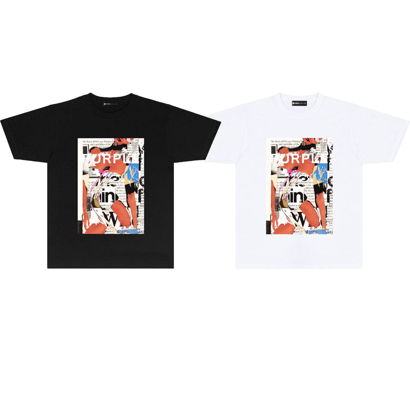 SALL Purple Fashion T-shirt