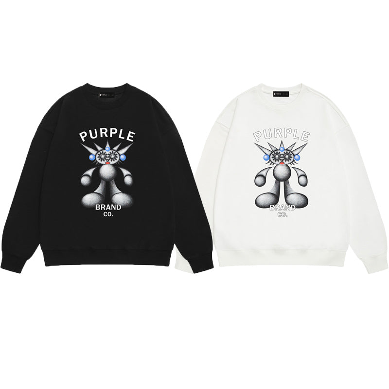 SALL Purple Fashion sweatshirts