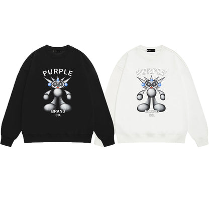 SALL Purple Fashion sweatshirts