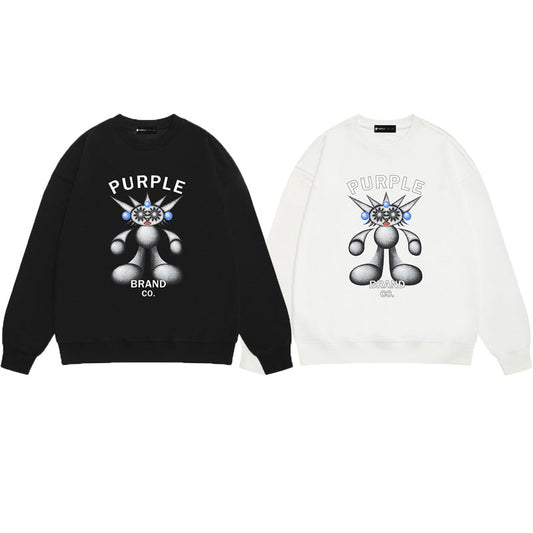SALL Purple Fashion sweatshirts