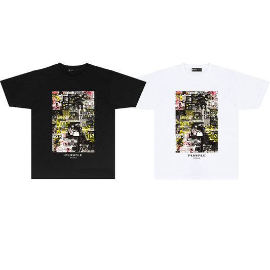 SALL Purple Fashion T-shirt