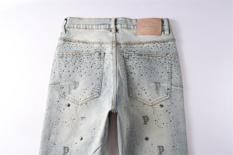 SALL Purple Fashion jeans 9127