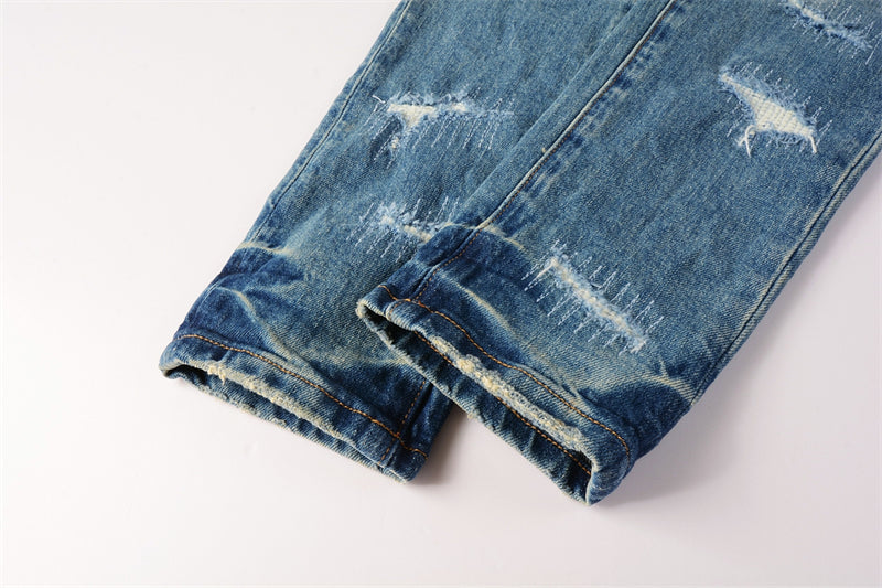 SALL Purple Fashion jeans 9073