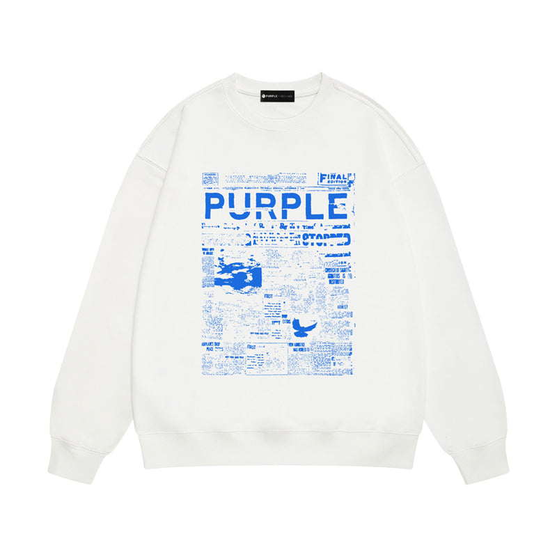 SALL Purple Fashion sweatshirts