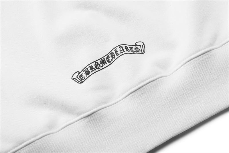 Chrome Hearts Graphic Zip-Up Hoodie