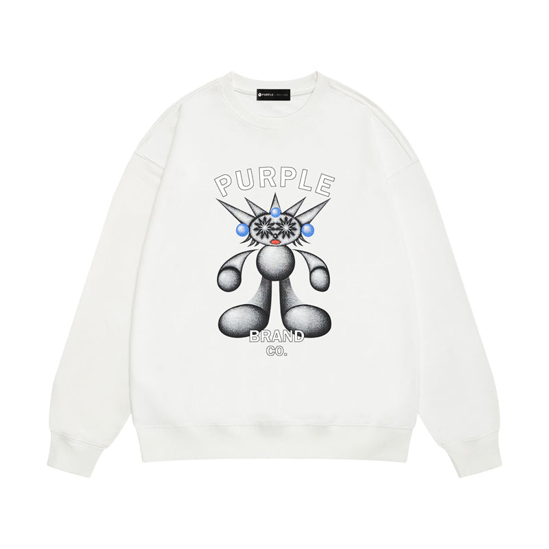 SALL Purple Fashion sweatshirts