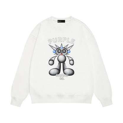 SALL Purple Fashion sweatshirts