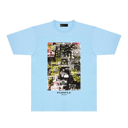 SALL Purple Fashion T-shirt