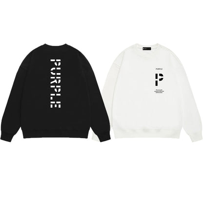 SALL Purple Fashion sweatshirts