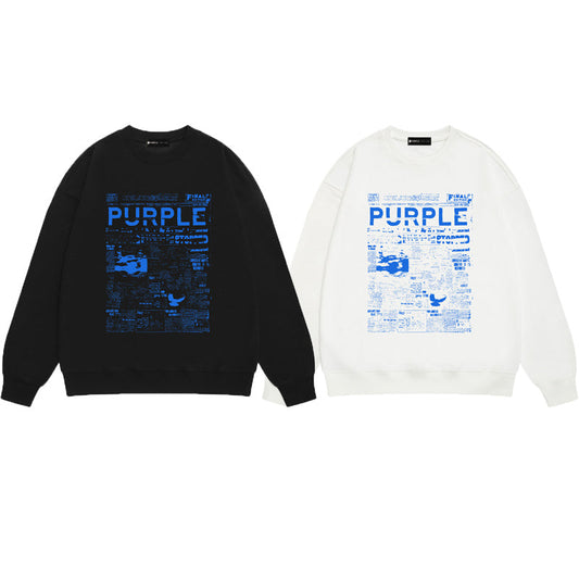 SALL Purple Fashion sweatshirts