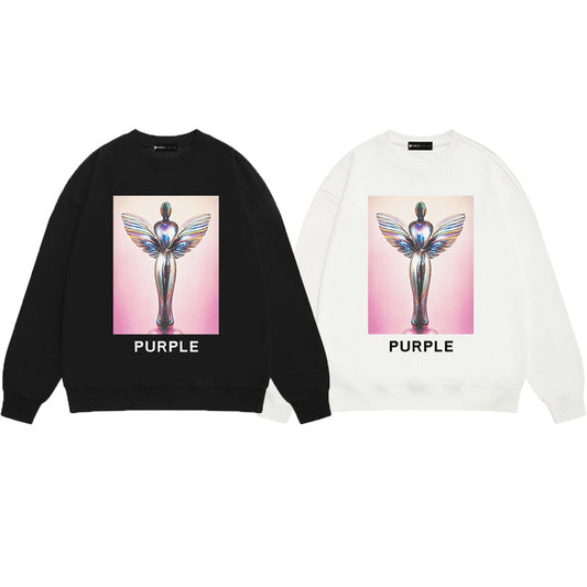 SALL Purple Fashion sweatshirts