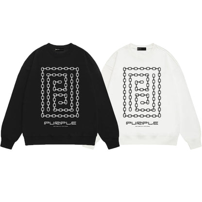 SALL Purple Fashion sweatshirts