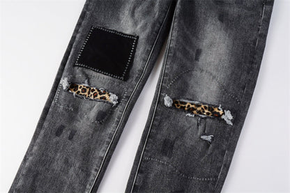 SALL Purple Fashion jeans 9102