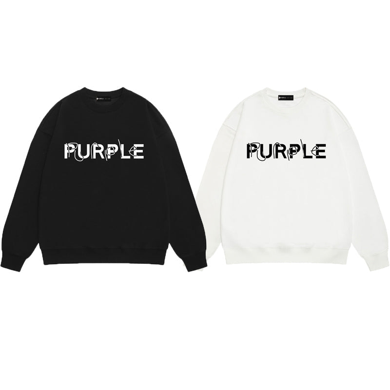 SALL Purple Fashion sweatshirts