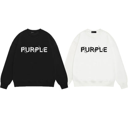 SALL Purple Fashion sweatshirts