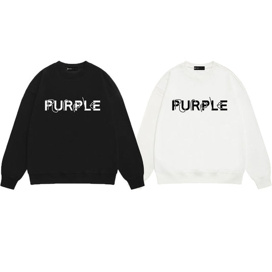 SALL Purple Fashion sweatshirts