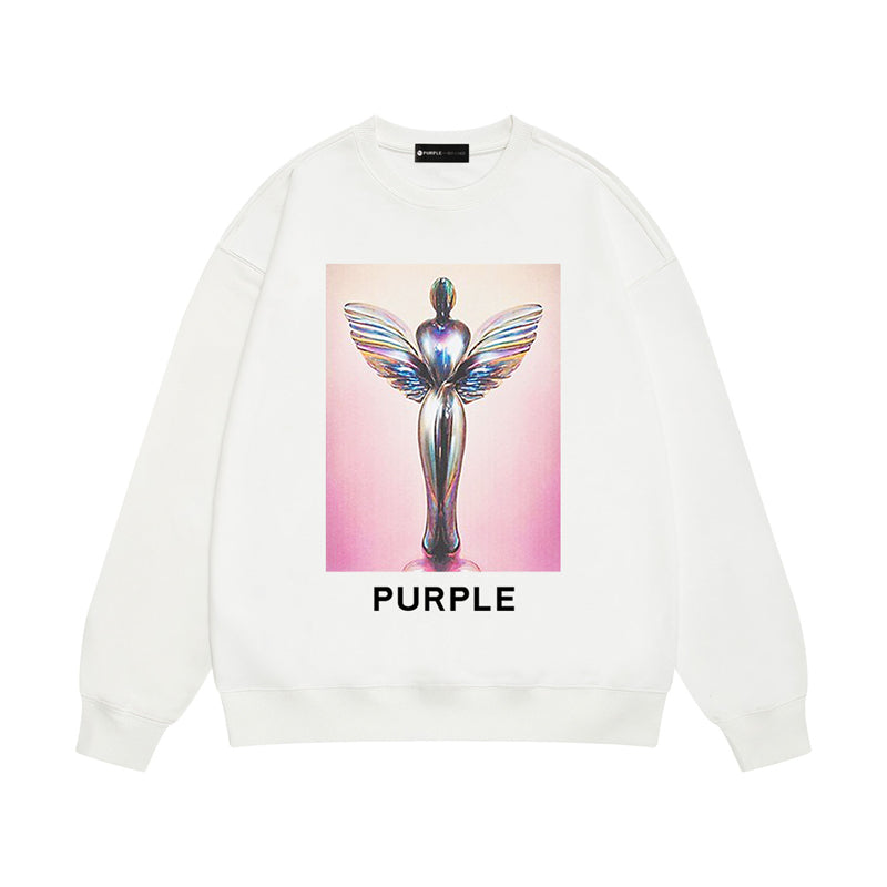 SALL Purple Fashion sweatshirts