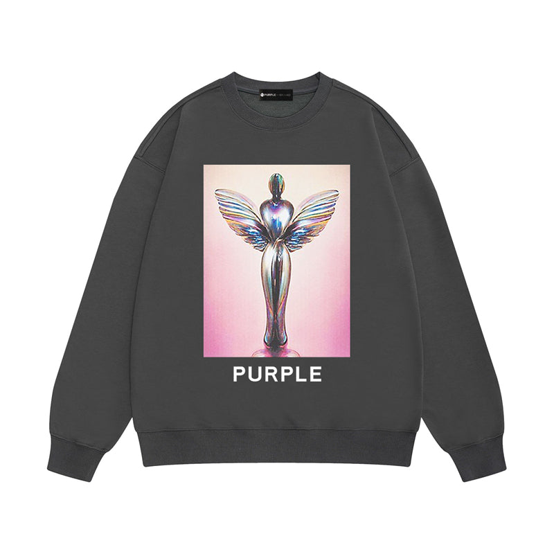 SALL Purple Fashion sweatshirts