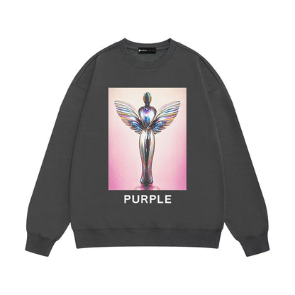 SALL Purple Fashion sweatshirts