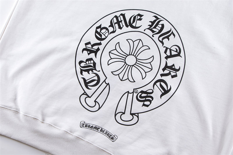 Chrome Hearts Graphic Zip-Up Hoodie