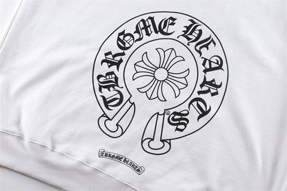Chrome Hearts Graphic Zip-Up Hoodie