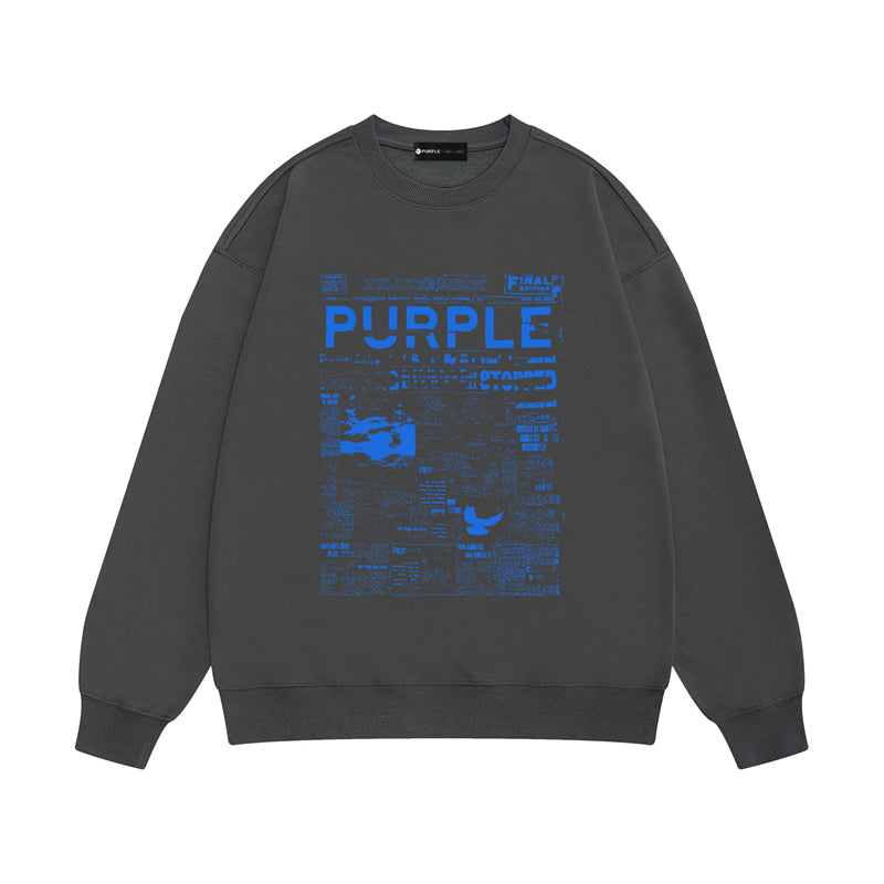 SALL Purple Fashion sweatshirts