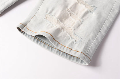SALL AMIRI  Fashion Denim shorts 6001
