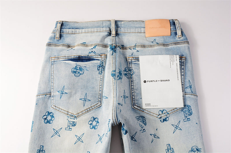 SALL Purple Fashion jeans 9063