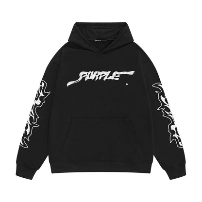 SALL Purple Fashion sweatshirts