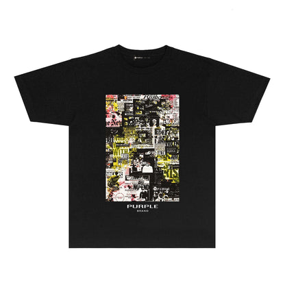 SALL Purple Fashion T-shirt