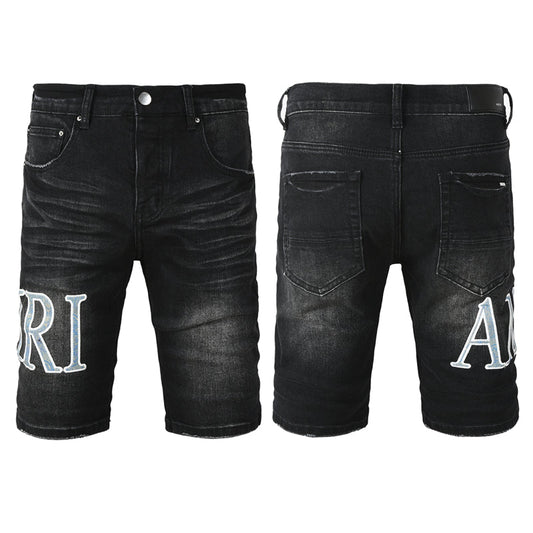 SALL AMIRI  Fashion Denim shorts 6005