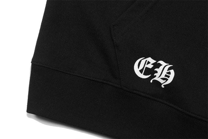 Chrome Hearts Graphic Zip-Up Hoodie