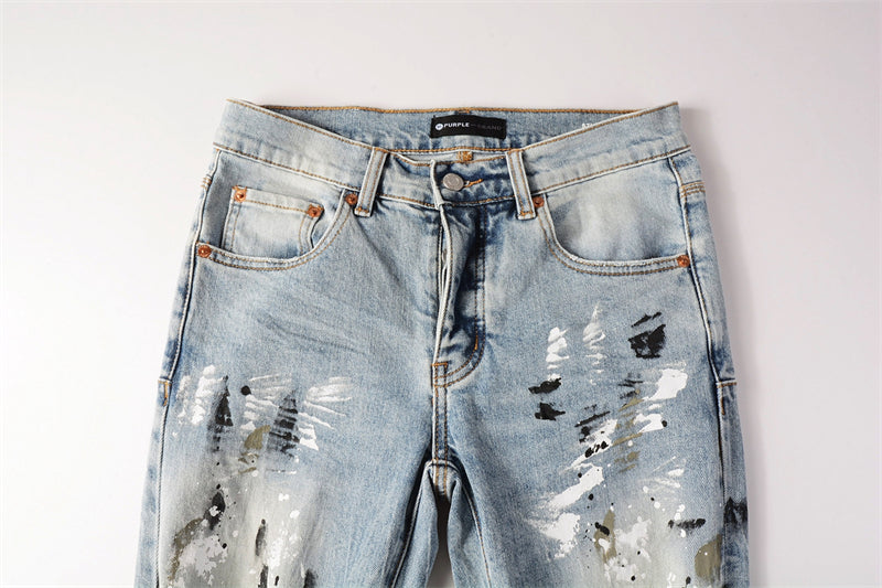 SALL Purple Fashion jeans 9100