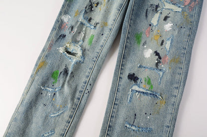 SALL Purple Fashion jeans 9072