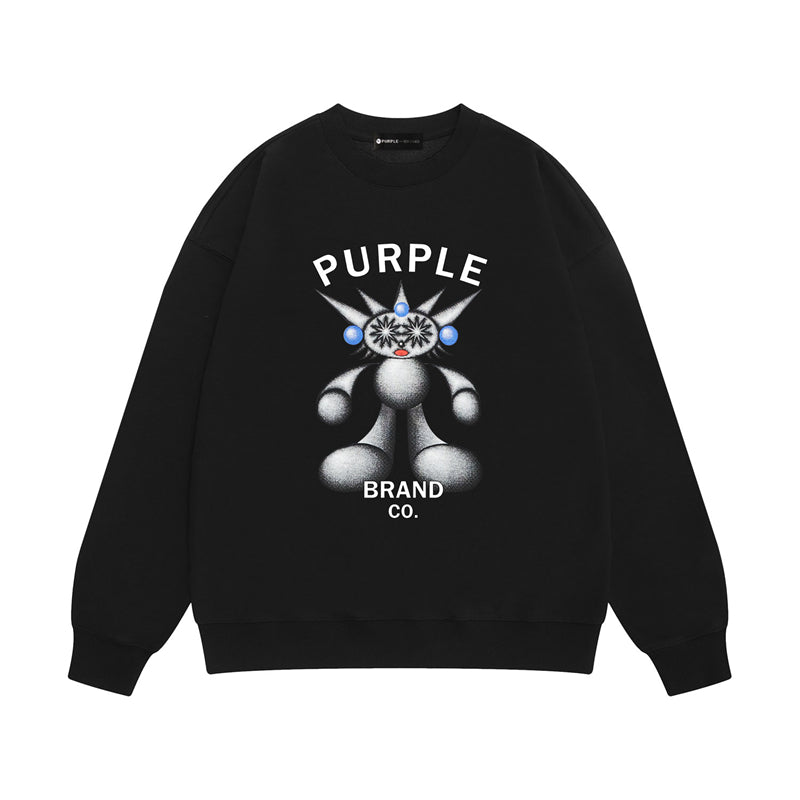 SALL Purple Fashion sweatshirts