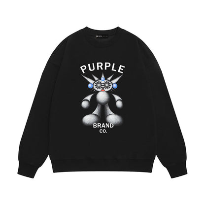 SALL Purple Fashion sweatshirts