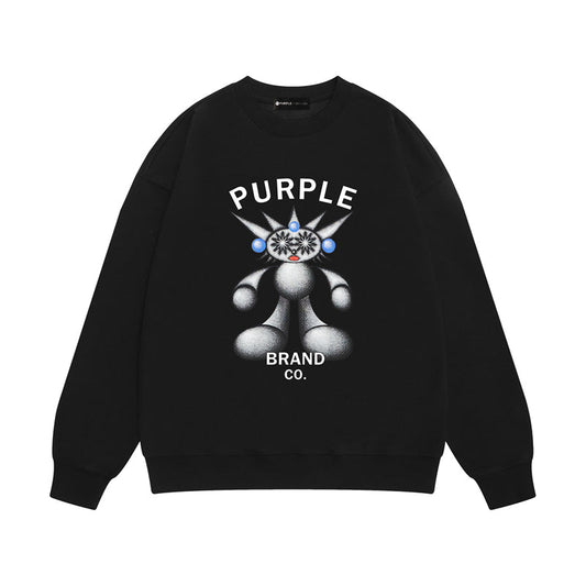 SALL Purple Fashion sweatshirts