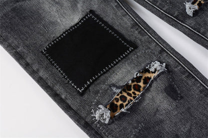 SALL Purple Fashion jeans 9102